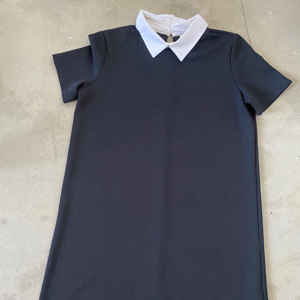 Collared mini dress